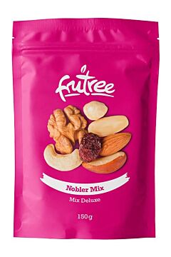 Nobler Mix - brusinky, mandle, kešu, vlašské, lískové, pára ořechy čerstvě vyrobené a balené přímo z balírny Frutree