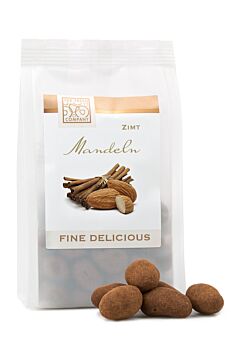 Fine Delicious - mandle v mléčné čokoládě čerstvě vyrobené a balené přímo z balírny Frutree